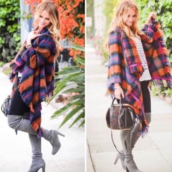 Anthropologie “Hei Hei” Plaid Tartan Coat - Picture 4 of 7